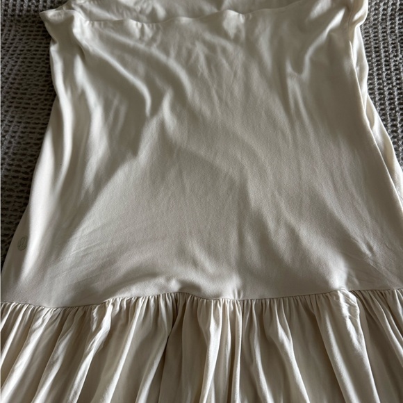 LULULEMON 2-1 Maxi Skirt Dress Light Ivory Large EUC / Worn 2x No Flaws - Picture 10 of 13